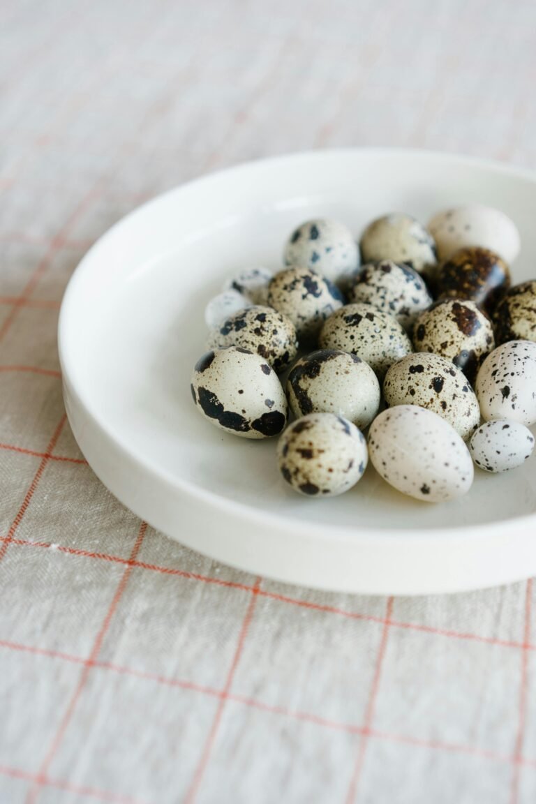 A photo of eggs on plate